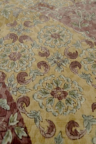 画像8: P0123Y 女性用 羽織   シルク（正絹） 赤み紫色,  鳳凰 【中古】【USED】【リサイクル】 ★★★★☆【P0123Y】 (8)