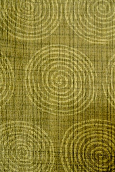 画像5: P0124B 女性用 羽織   シルク（正絹） 淡い黄緑色,  うず 【中古】【USED】【リサイクル】 ★☆☆☆☆【P0124B】 (5)