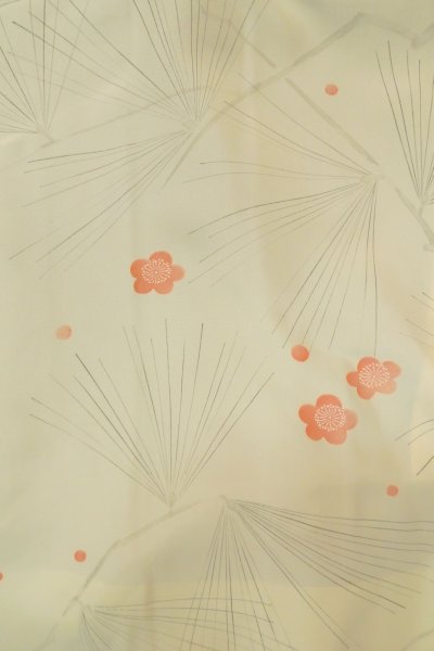 画像14: P0124C 女性用 羽織   シルク（正絹） 深い茶色,  抽象的模様 【中古】【USED】【リサイクル】 ★★★★☆【P0124C】 (14)