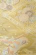 画像4: P0206A 袋帯 女性用着物 シルク（正絹）  光沢のある 金色 ぼたん 【中古】 【USED】 【リサイクル】 ★★★☆☆ (4)