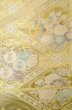 画像5: P0206A 袋帯 女性用着物 シルク（正絹）  光沢のある 金色 ぼたん 【中古】 【USED】 【リサイクル】 ★★★☆☆ (5)