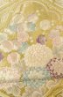画像7: P0206A 袋帯 女性用着物 シルク（正絹）  光沢のある 金色 ぼたん 【中古】 【USED】 【リサイクル】 ★★★☆☆ (7)