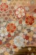 画像3: P0206B 袋帯 女性用着物 シルク（正絹） 光沢のある 灰色がかった マルチカラー 桜 【中古】 【USED】 【リサイクル】 ★★★☆☆ (3)