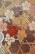 画像6: P0206B 袋帯 女性用着物 シルク（正絹） 光沢のある 灰色がかった マルチカラー 桜 【中古】 【USED】 【リサイクル】 ★★★☆☆ (6)