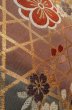 画像9: P0206B 袋帯 女性用着物 シルク（正絹） 光沢のある 灰色がかった マルチカラー 桜 【中古】 【USED】 【リサイクル】 ★★★☆☆ (9)