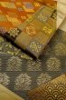 画像11: P0206G 袋帯 女性用着物 シルク（正絹）  淡い マルチカラー ぼたん 【中古】 【USED】 【リサイクル】 ★★★★☆ (11)