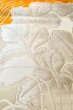 画像10: P0206H 袋帯 女性用着物 シルク（正絹）  光沢のある オフ　ホワイト 菊 【中古】 【USED】 【リサイクル】 ★★★★☆ (10)