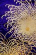 画像3: P0206I 袋帯 女性用着物 シルク（正絹）  鮮やか 紫色 菊 【中古】 【USED】 【リサイクル】 ★★★☆☆ (3)