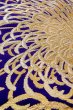 画像10: P0206I 袋帯 女性用着物 シルク（正絹）  鮮やか 紫色 菊 【中古】 【USED】 【リサイクル】 ★★★☆☆ (10)