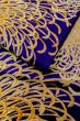 画像11: P0206I 袋帯 女性用着物 シルク（正絹）  鮮やか 紫色 菊 【中古】 【USED】 【リサイクル】 ★★★☆☆ (11)