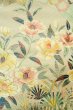 画像6: P0206K 袋帯 女性用着物 シルク（正絹）  光沢のある オフ　ホワイト 花 【中古】 【USED】 【リサイクル】 ★★★★☆ (6)