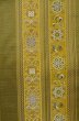 画像3: P0206O 袋帯 女性用着物 シルク（正絹）  深い オリーブ 鳳凰 【中古】 【USED】 【リサイクル】 ★★★★☆ (3)