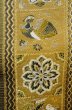 画像6: P0206O 袋帯 女性用着物 シルク（正絹）  深い オリーブ 鳳凰 【中古】 【USED】 【リサイクル】 ★★★★☆ (6)