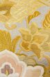 画像7: P0206P 袋帯 女性用着物 シルク（正絹）  薄い 金色 花 【中古】 【USED】 【リサイクル】 ★★★☆☆ (7)