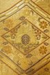 画像6: P0206Q 袋帯 女性用着物 シルク（正絹）  光沢のある 金色 菊 【中古】 【USED】 【リサイクル】 ★★★☆☆ (6)