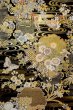 画像3: P0206R 袋帯 女性用着物 シルク（正絹）  光沢のある 黒 花 【中古】 【USED】 【リサイクル】 ★★★★☆ (3)