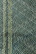 画像3: P0206S 袋帯 女性用着物 シルク（正絹）  深い 青緑色 縞 【中古】 【USED】 【リサイクル】 ★★★★☆ (3)