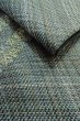 画像11: P0206S 袋帯 女性用着物 シルク（正絹）  深い 青緑色 縞 【中古】 【USED】 【リサイクル】 ★★★★☆ (11)
