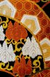 画像4: P0206U 袋帯 女性用着物 シルク（正絹）   黒 菊 【中古】 【USED】 【リサイクル】 ★★★★☆ (4)