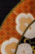 画像7: P0206U 袋帯 女性用着物 シルク（正絹）   黒 菊 【中古】 【USED】 【リサイクル】 ★★★★☆ (7)