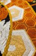 画像8: P0206U 袋帯 女性用着物 シルク（正絹）   黒 菊 【中古】 【USED】 【リサイクル】 ★★★★☆ (8)