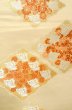 画像4: P0206Z 袋帯 女性用着物 シルク（正絹）  光沢のある 金色 菊 【中古】 【USED】 【リサイクル】 ★★★☆☆ (4)