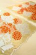 画像10: P0206Z 袋帯 女性用着物 シルク（正絹）  光沢のある 金色 菊 【中古】 【USED】 【リサイクル】 ★★★☆☆ (10)