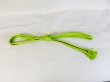 画像1: P0220XD 帯締め 女性用着物 シルク（正絹）  薄い 黄緑色 ジグザグ 【中古】 【USED】 【リサイクル】 ★★★★☆ (1)