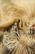 画像11: P0225C 女性用 小紋   シルク（正絹） 淡い灰色がかったマルチカラー,  菊 【中古】【USED】【リサイクル】 ★★☆☆☆【P0225C】 (11)