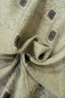 画像11: P0225E 女性用 単衣   シルク（正絹） 薄い灰色,  菱 【中古】【USED】【リサイクル】 ★★★★☆【P0225E】 (11)