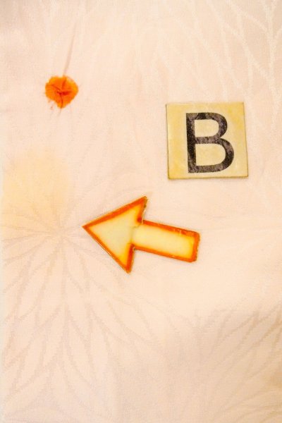 画像14: P0225V 女性用 襦袢   シルク（正絹） 薄い桃色,  丸 【中古】【USED】【リサイクル】 ★★☆☆☆【P0225V】 (14)