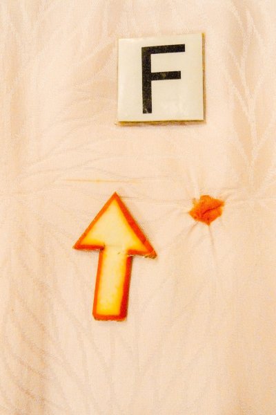 画像18: P0225V 女性用 襦袢   シルク（正絹） 薄い桃色,  丸 【中古】【USED】【リサイクル】 ★★☆☆☆【P0225V】 (18)