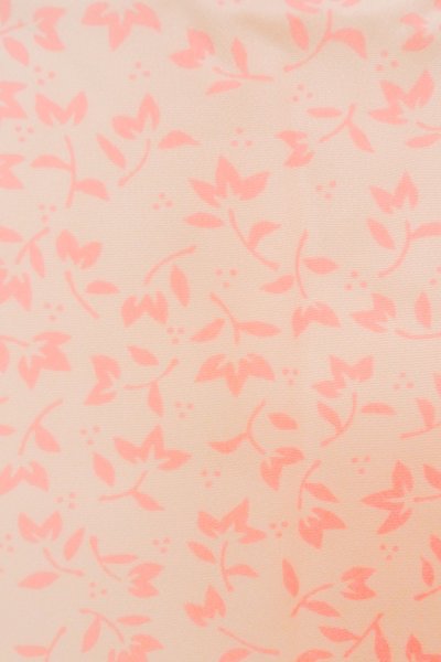 画像7: P0225X 女性用 襦袢   化繊 淡い桃色,  花 【中古】【USED】【リサイクル】 ★★★☆☆【P0225X】 (7)