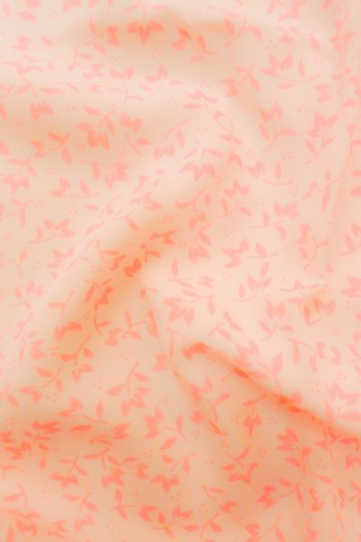 画像12: P0225X 女性用 襦袢   化繊 淡い桃色,  花 【中古】【USED】【リサイクル】 ★★★☆☆【P0225X】 (12)