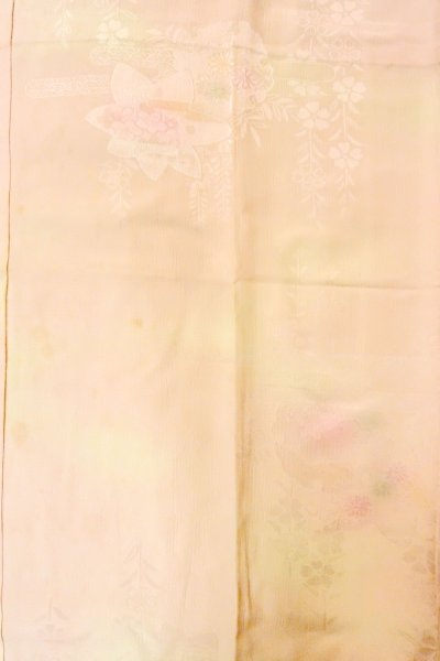 画像3: P0226C 女性用 襦袢   シルク（正絹） 淡い桃色,  もみじ 【中古】【USED】【リサイクル】 ★★☆☆☆【P0226C】 (3)