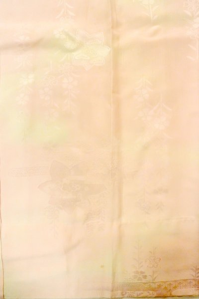 画像4: P0226C 女性用 襦袢   シルク（正絹） 淡い桃色,  もみじ 【中古】【USED】【リサイクル】 ★★☆☆☆【P0226C】 (4)