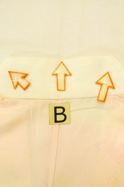 画像13: P0226C 女性用 襦袢   シルク（正絹） 淡い桃色,  もみじ 【中古】【USED】【リサイクル】 ★★☆☆☆【P0226C】 (13)