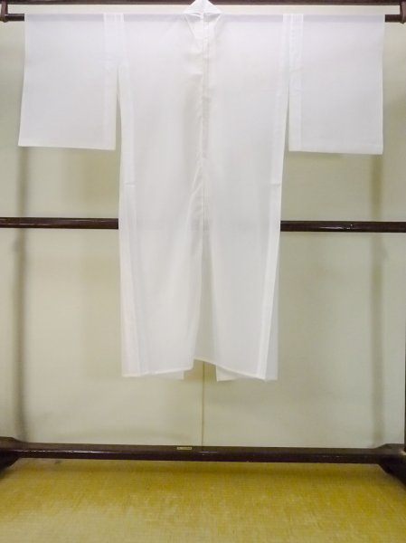画像2: P0226D 女性用 襦袢   シルク（正絹） 白,  【中古】【USED】【リサイクル】 ★☆☆☆☆【P0226D】 (2)