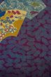 画像4: P0312C 女性用 羽織   シルク（正絹） 深い紫色,  もみじ 【中古】【USED】【リサイクル】 【P0312C】 (4)