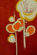 画像4: P0312I 女性用 羽織   シルク（正絹） 深い赤色,  梅 【中古】【USED】【リサイクル】 ★★☆☆☆【P0312I】 (4)
