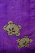 画像4: P0312K 女性用 羽織   シルク（正絹） 鮮やか紫色,  橘 【中古】【USED】【リサイクル】 ★★★☆☆【P0312K】 (4)