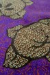 画像9: P0312K 女性用 羽織   シルク（正絹） 鮮やか紫色,  橘 【中古】【USED】【リサイクル】 ★★★☆☆【P0312K】 (9)