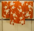 画像2: P0312N 女性用 羽織   シルク（正絹） 赤み橙色,  唐花 【中古】【USED】【リサイクル】 ★★☆☆☆【P0312N】 (2)