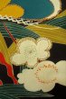 画像14: P0312O 女性用 振袖   シルク（正絹） 黒,  梅 【中古】【USED】【リサイクル】 ★★☆☆☆【P0312O】 (14)