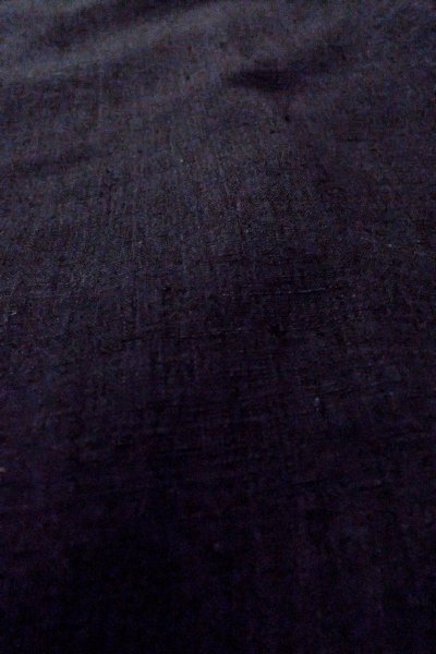 画像8: P0408G 女性用 紬   シルク（正絹） 黒,  抽象的模様 【中古】【USED】【リサイクル】 ★★★☆☆【P0408G】 (8)