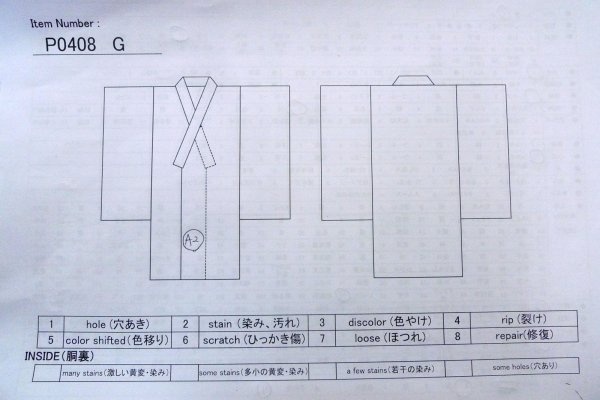 画像13: P0408G 女性用 紬   シルク（正絹） 黒,  抽象的模様 【中古】【USED】【リサイクル】 ★★★☆☆【P0408G】 (13)