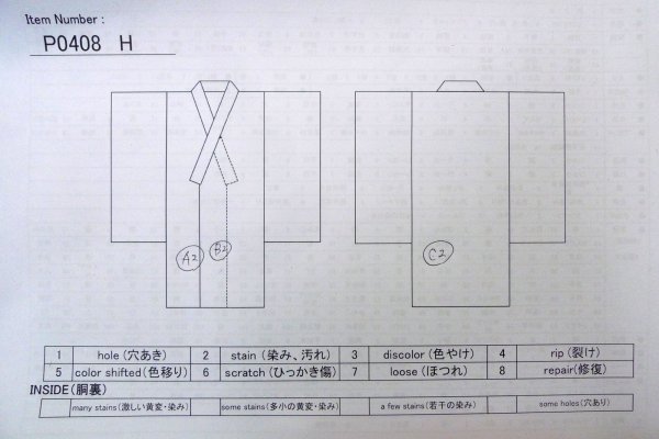 画像13: P0408H 女性用 紬   シルク（正絹） 赤色,  チェック柄 【中古】【USED】【リサイクル】 ★★★☆☆【P0408H】 (13)