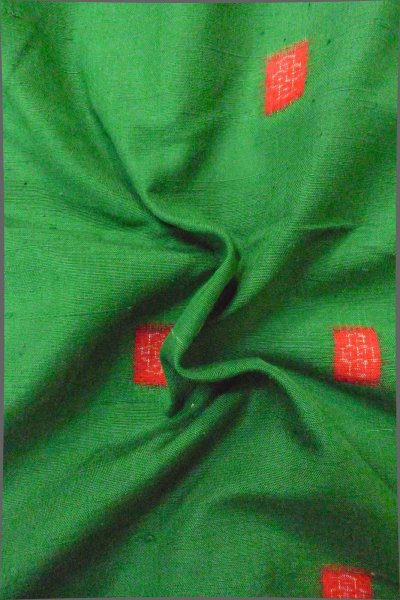 画像11: P0408J 女性用 紬   シルク（正絹） 緑色,  亀甲 【中古】【USED】【リサイクル】 ★★★★☆【P0408J】 (11)