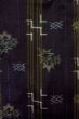 画像3: P0408R 女性用 紬  琉球紬  シルク（正絹） 深い藍,  もみじ 【中古】【USED】【リサイクル】 ★★★★★【P0408R】 (3)