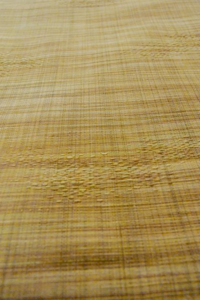 画像9: P0409C 女性用 紬   シルク（正絹） 紫み茶色,  抽象的模様 【中古】【USED】【リサイクル】 ★★★☆☆【P0409C】 (9)
